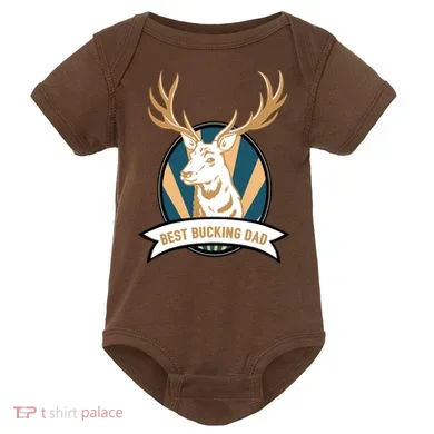 Best Bucking Dad Baby Bodysuit