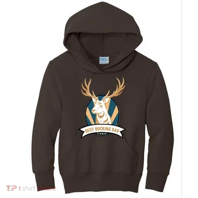 Best Bucking Dad Kids Hoodie