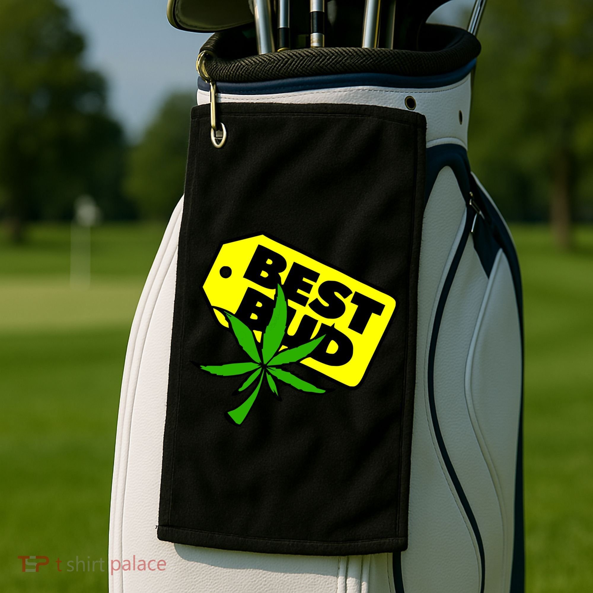 Best Bud Golf Towel