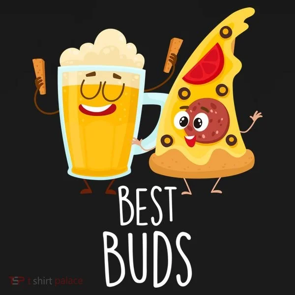 Best Buds Pizza And Beer Bucket Hat