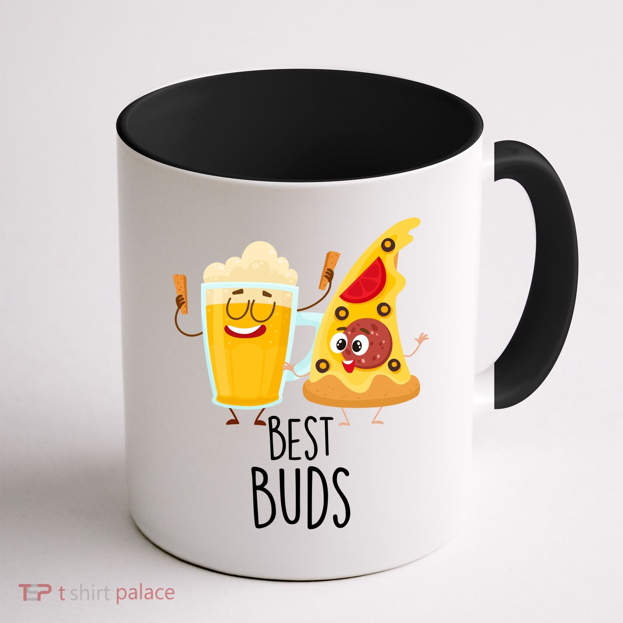 Best Buds Pizza And Beer Coffee Mug