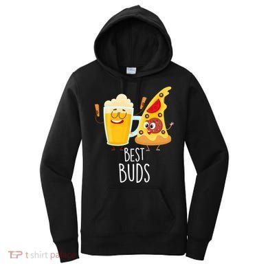 Best Buds Pizza And Beer Women's Hoodie
