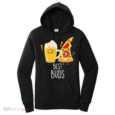 Best Buds Pizza And Beer Women's Hoodie