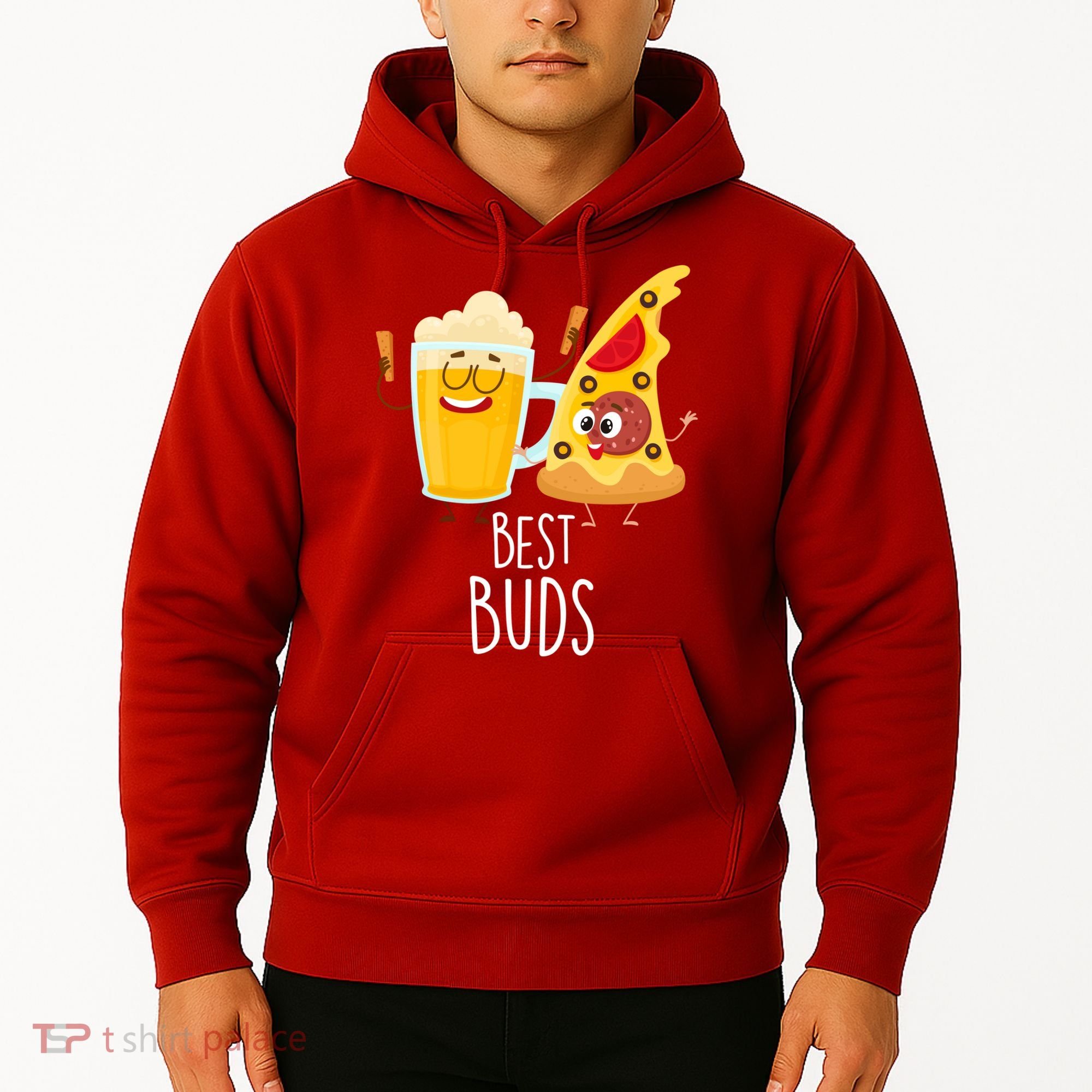 Best Buds Pizza And Beer Hoodie