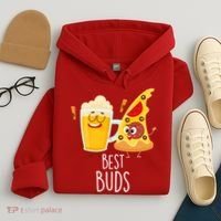 Best Buds Pizza And Beer Hoodie thumb 4