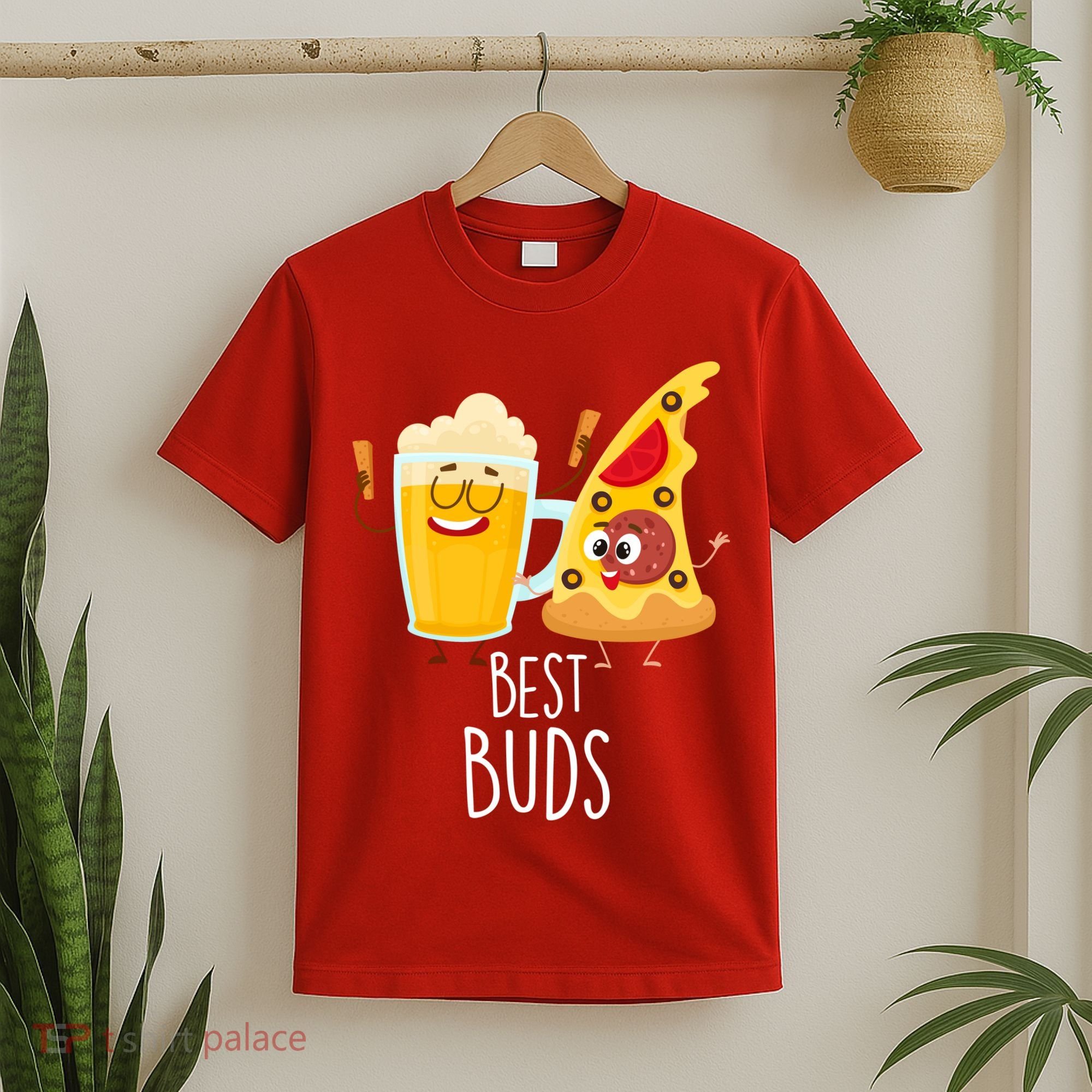 Best Buds Pizza And Beer T-Shirt
