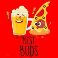 Best Buds Pizza And Beer Santa Hat thumb 1