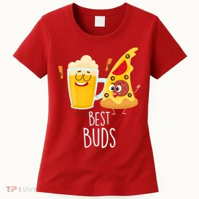 Best Buds Pizza And Beer Women's T-Shirt