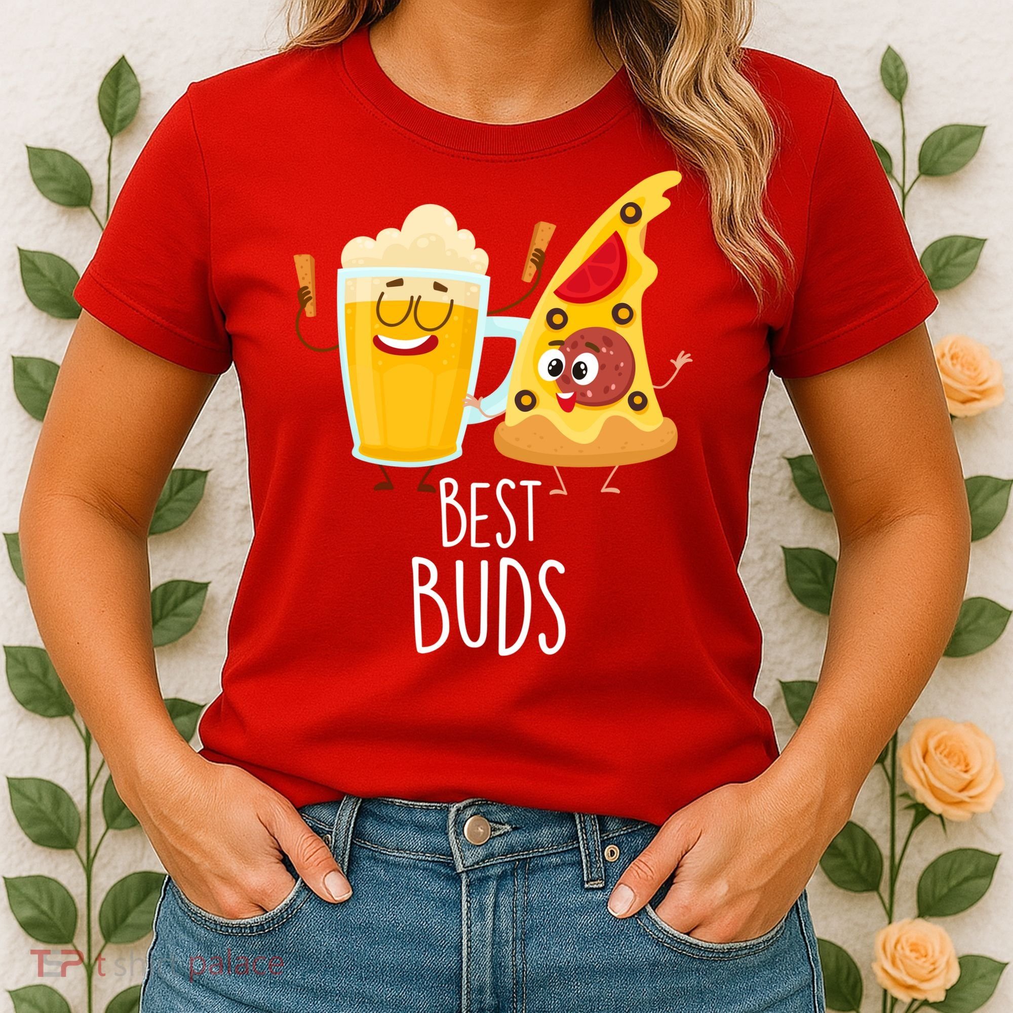 Best Buds Pizza And Beer Women's T-Shirt