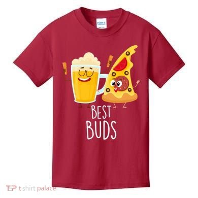 Best Buds Pizza And Beer Kids T-Shirt