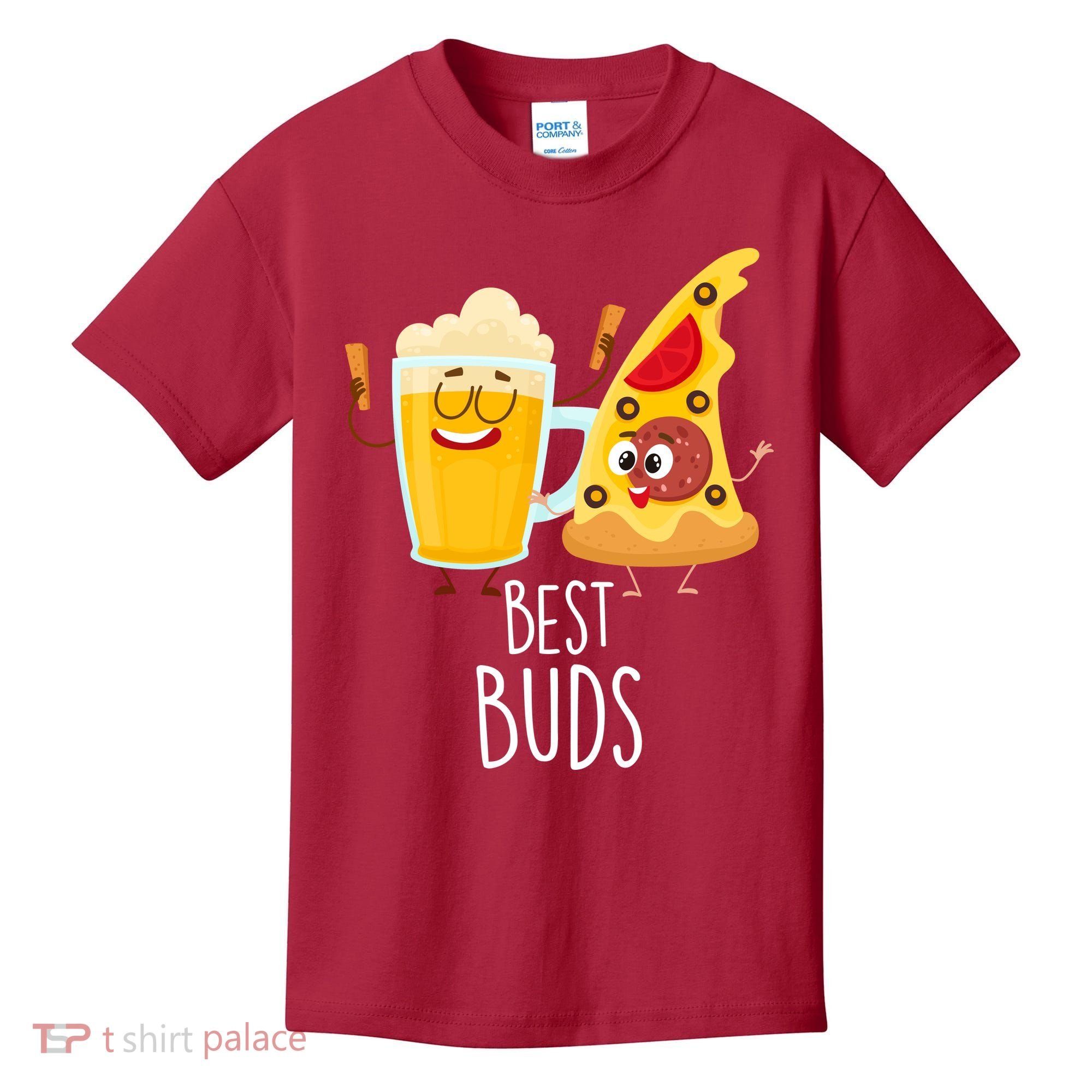 Best Buds Pizza And Beer Kids T-Shirt