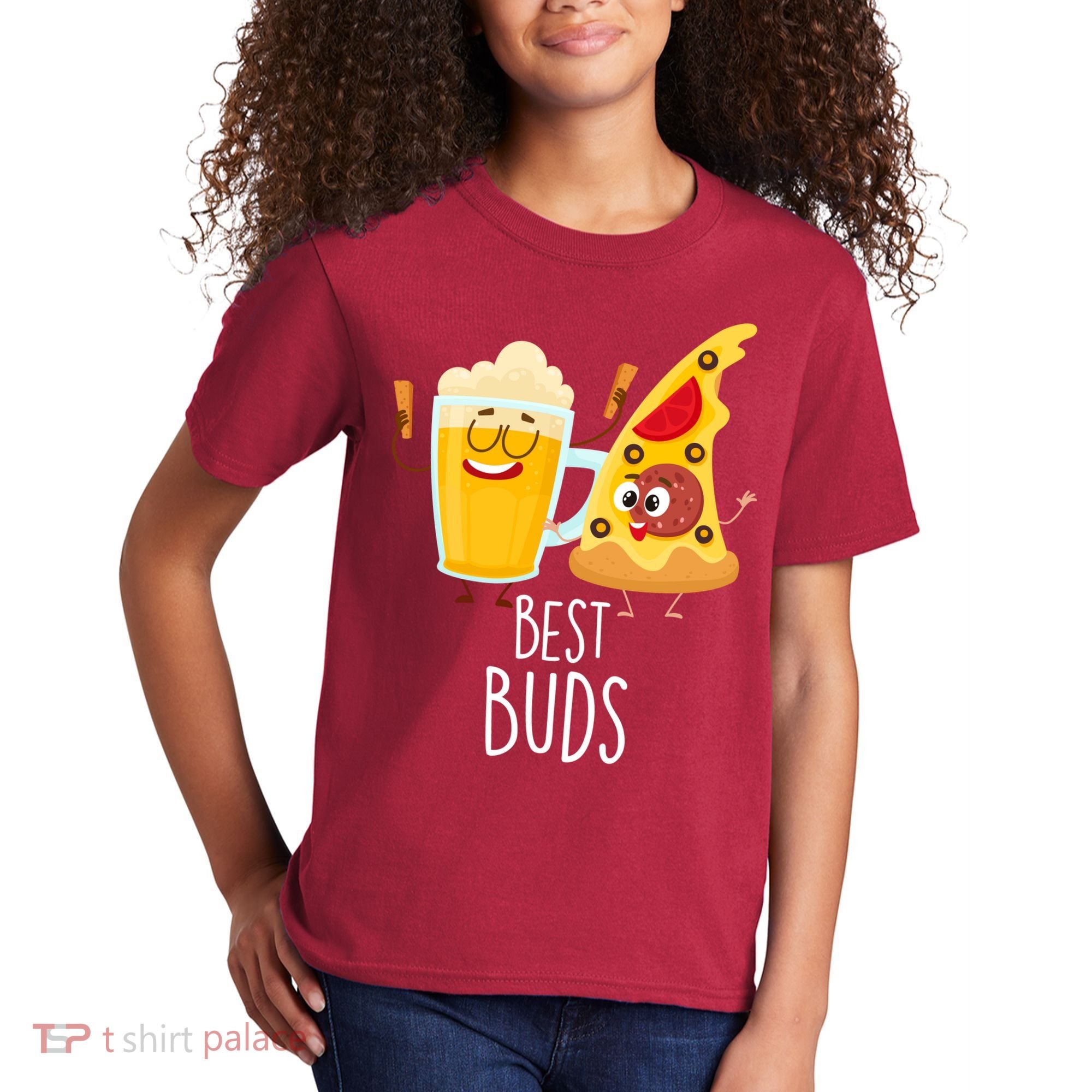 Best Buds Pizza And Beer Kids T-Shirt