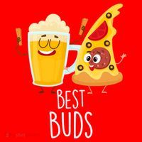 Best Buds Pizza And Beer Kids T-Shirt thumb 4