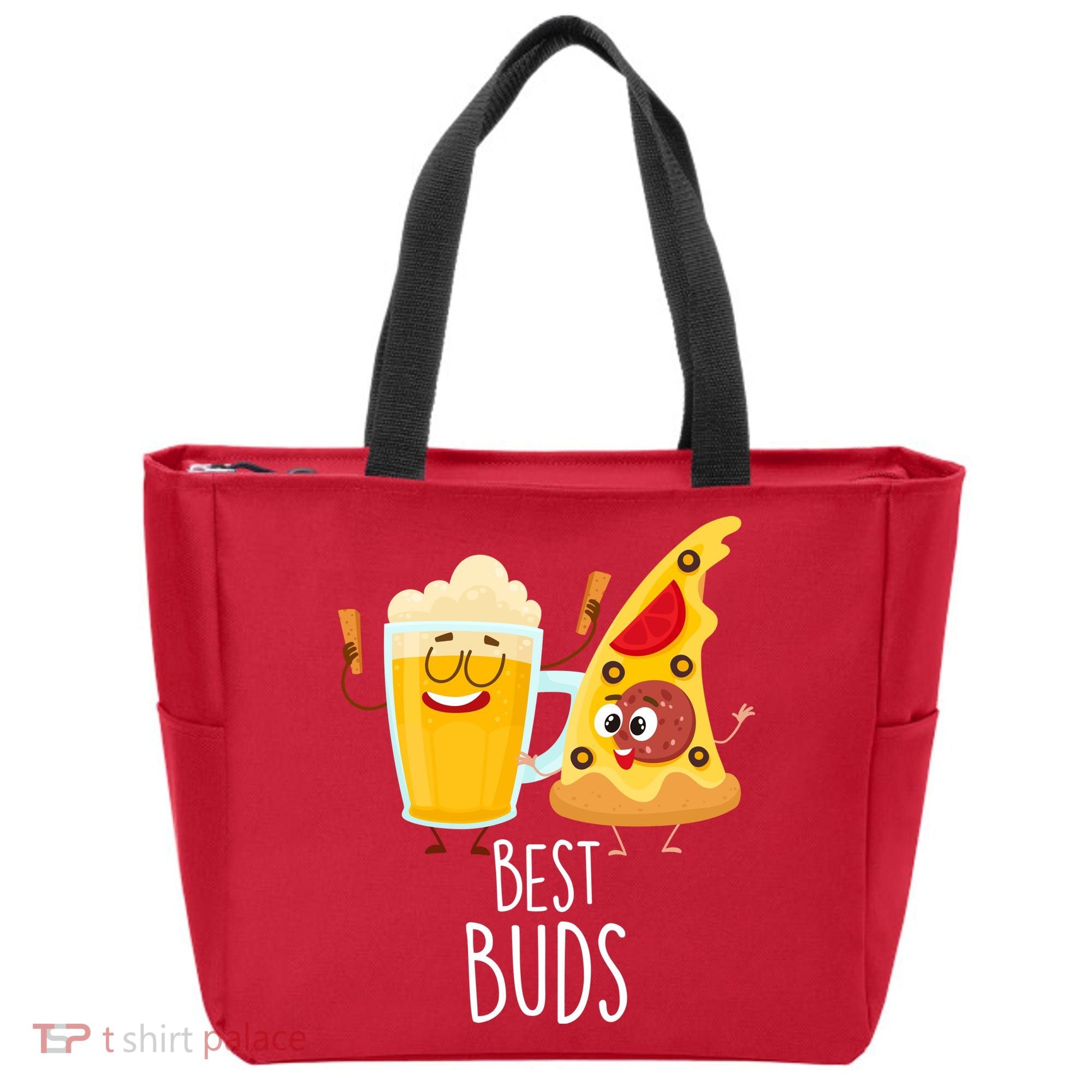 Best Buds Pizza And Beer Tote Bag
