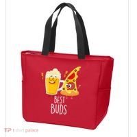 Best Buds Pizza And Beer Tote Bag thumb 3