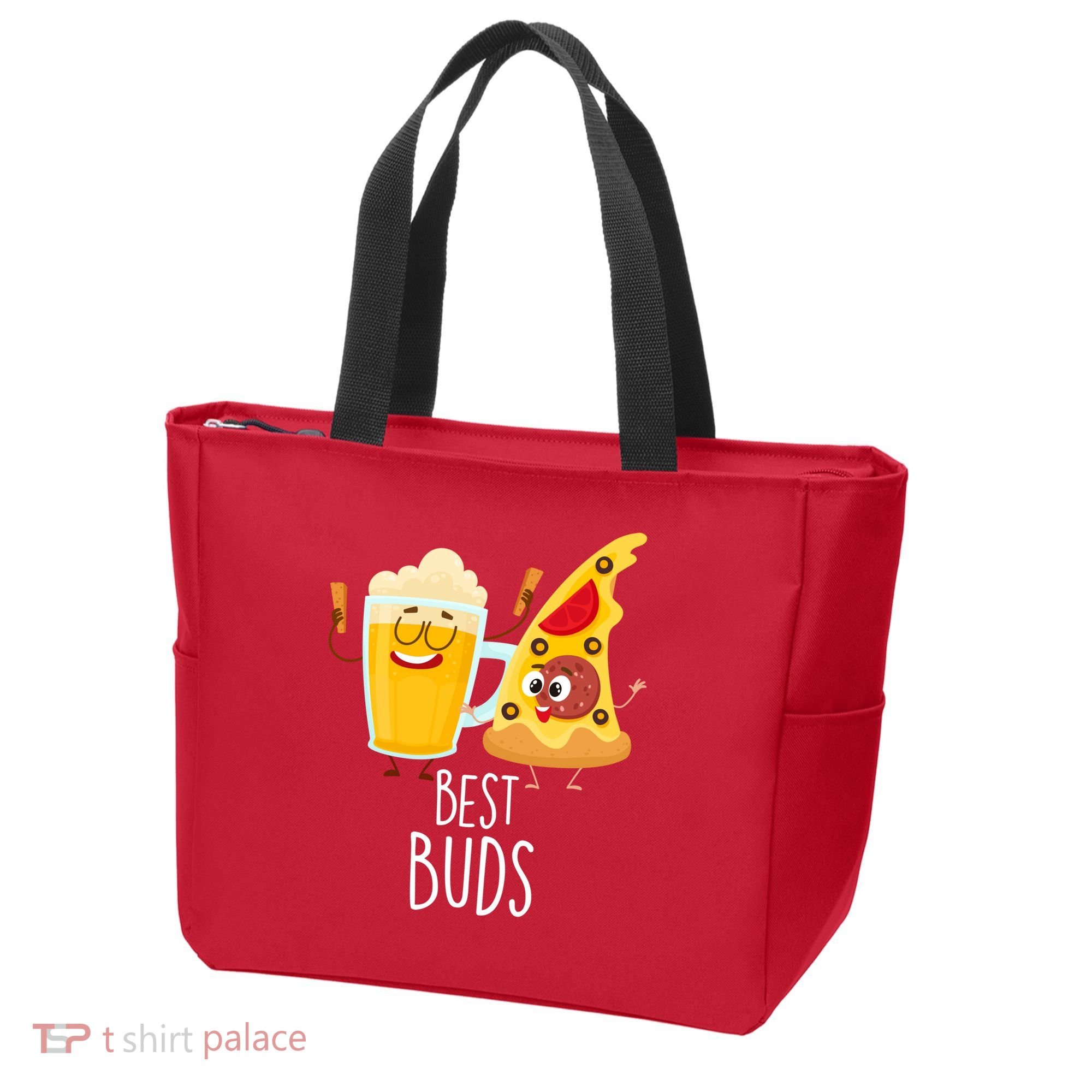 Best Buds Pizza And Beer Tote Bag