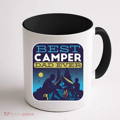 Best Camper Dad Ever Coffee Mug back