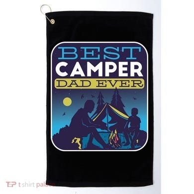 Best Camper Dad Ever Golf Towel