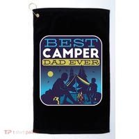 Best Camper Dad Ever Golf Towel thumb 0