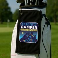 Best Camper Dad Ever Golf Towel thumb 2