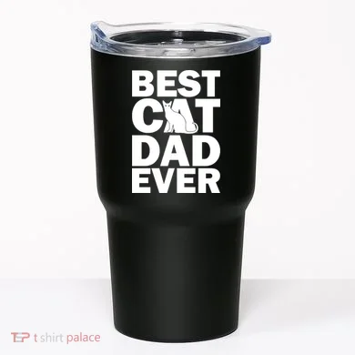 Best Cat Dad Ever Tumbler