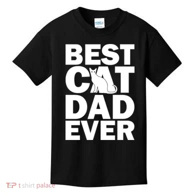 Best Cat Dad Ever Kids T-Shirt