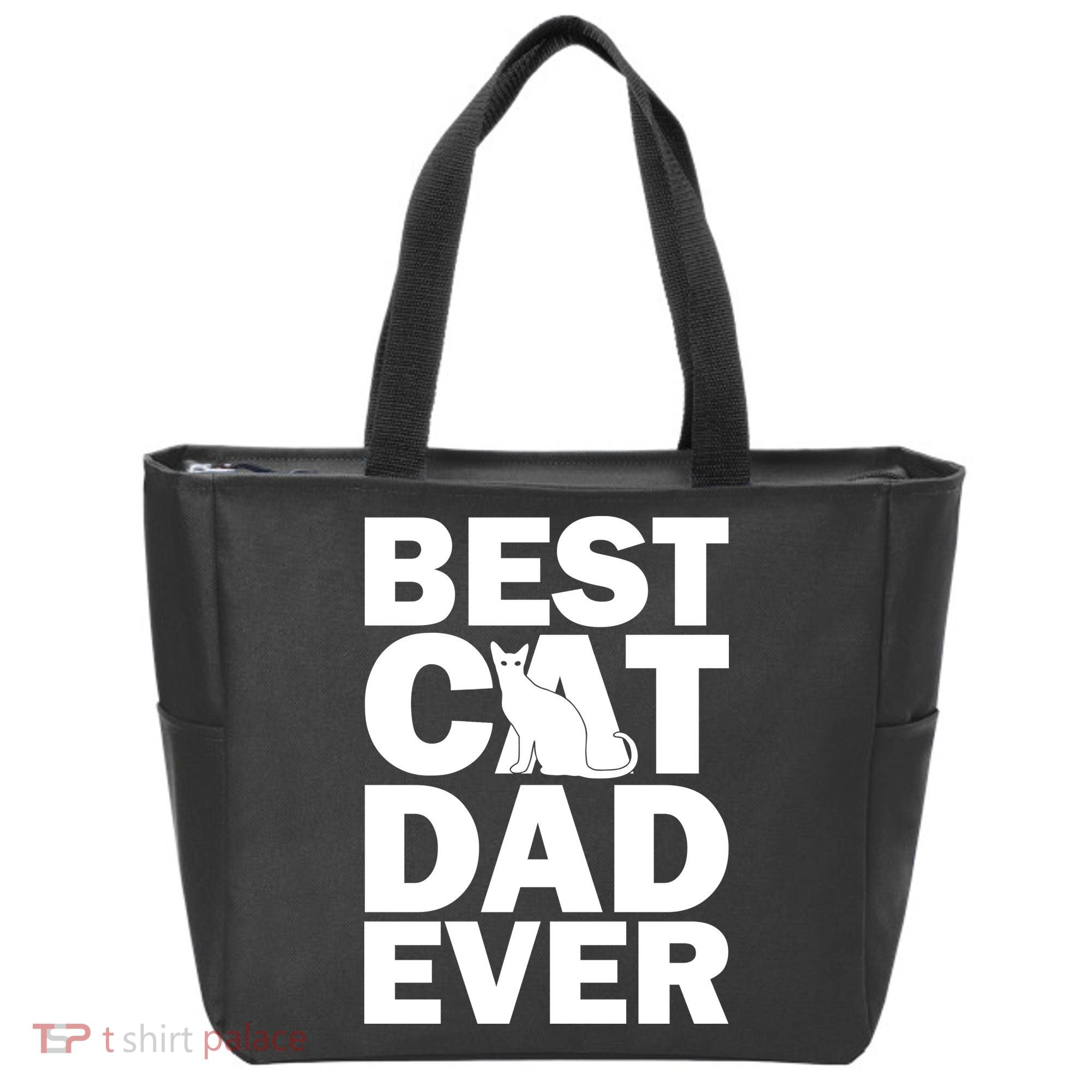 Best Cat Dad Ever Tote Bag