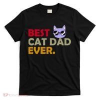 Best Cat Dad Ever Funny Cat Lover T-Shirt thumb 0