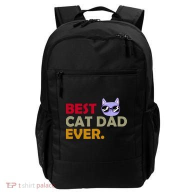 Best Cat Dad Ever Funny Cat Lover Backpack