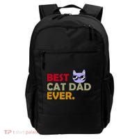 Best Cat Dad Ever Funny Cat Lover Backpack thumb 0