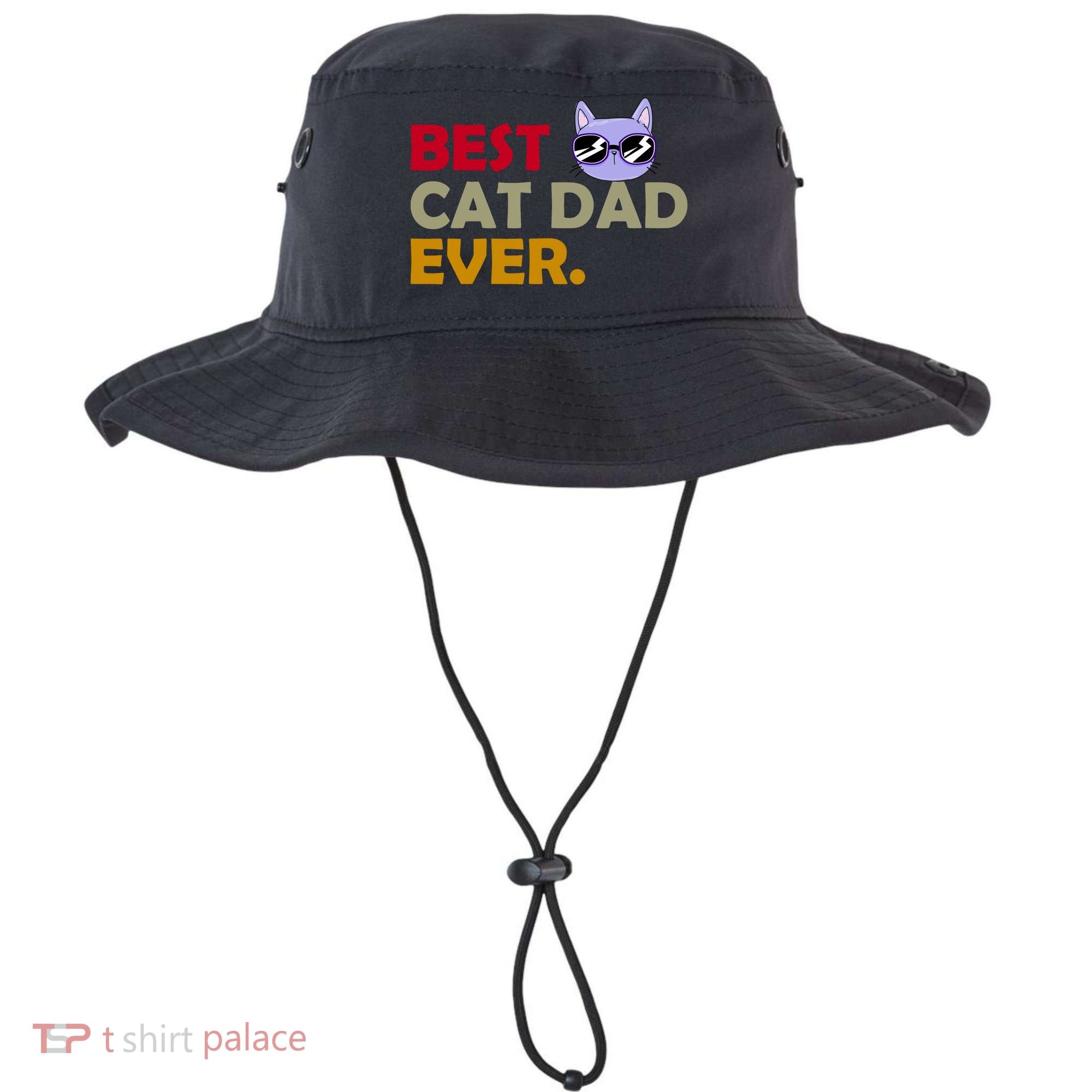 Best Cat Dad Ever Funny Cat Lover Bucket Hat