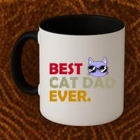 Best Cat Dad Ever Funny Cat Lover Coffee Mug thumb 2
