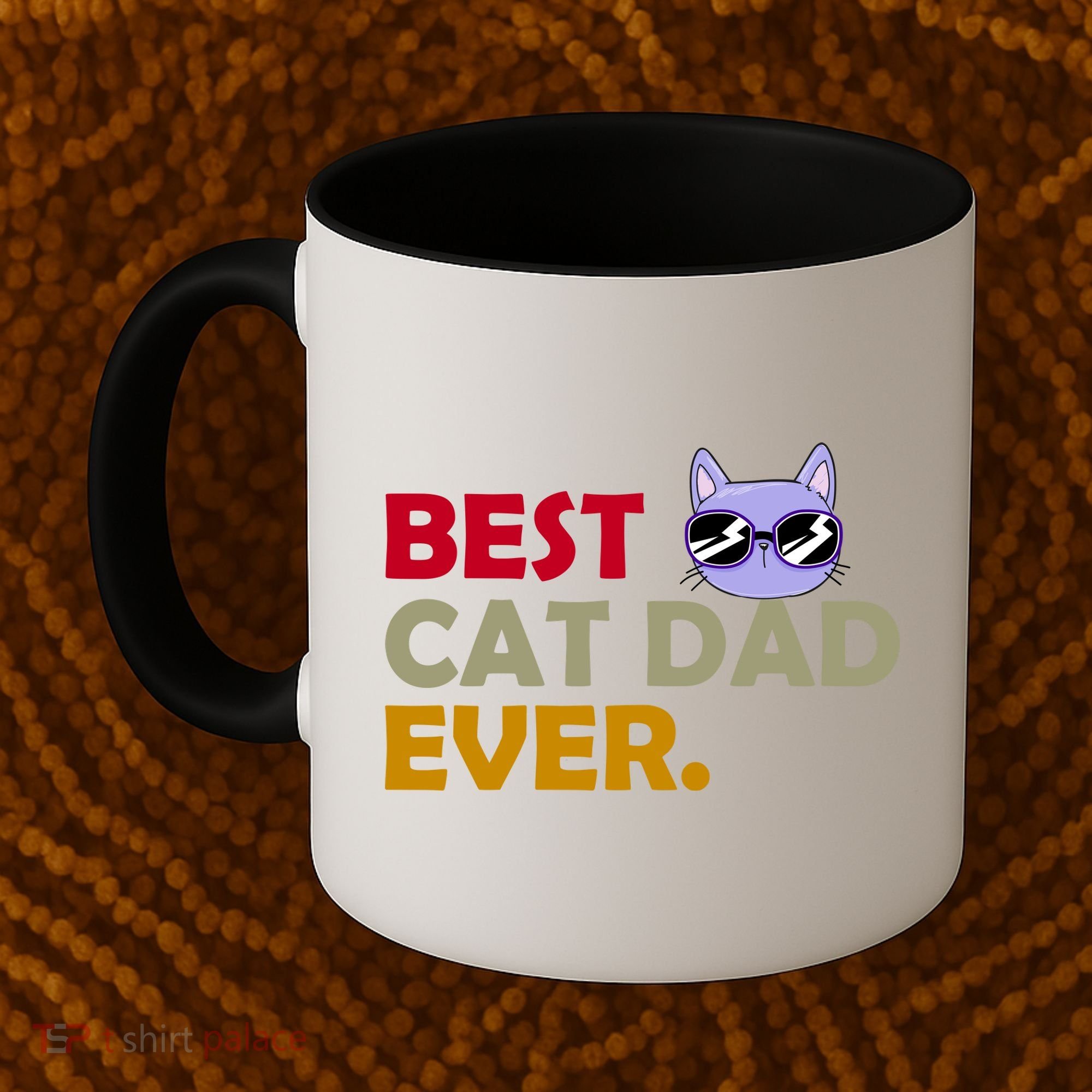 Best Cat Dad Ever Funny Cat Lover Coffee Mug