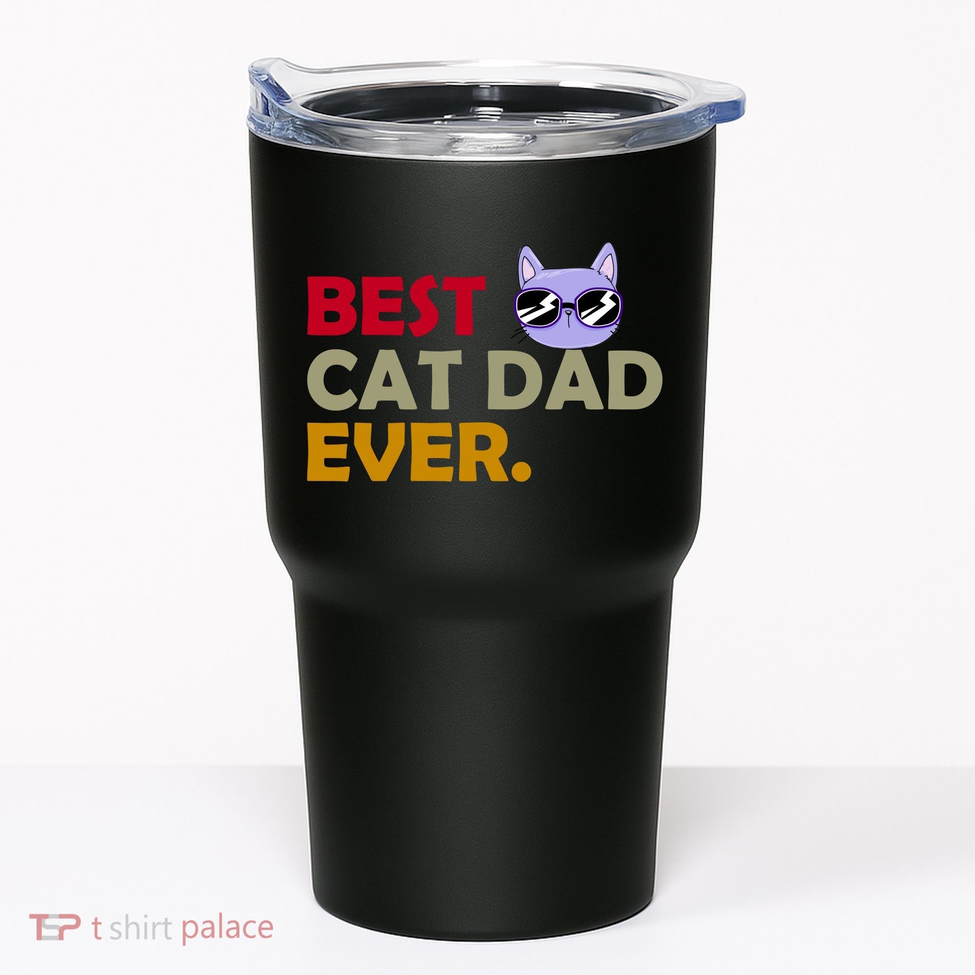 Best Cat Dad Ever Funny Cat Lover Tumbler