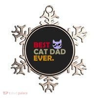 Best Cat Dad Ever Funny Cat Lover Ornament thumb 0