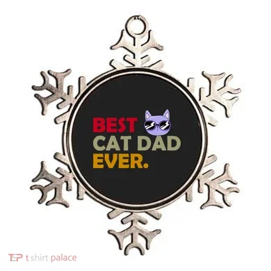 Best Cat Dad Ever Funny Cat Lover Ornament