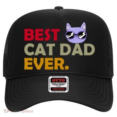 Best Cat Dad Ever Funny Cat Lover Hat