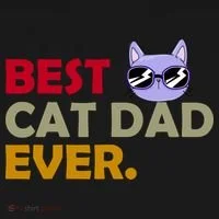 Best Cat Dad Ever Funny Cat Lover Toddler T-Shirt thumb 4