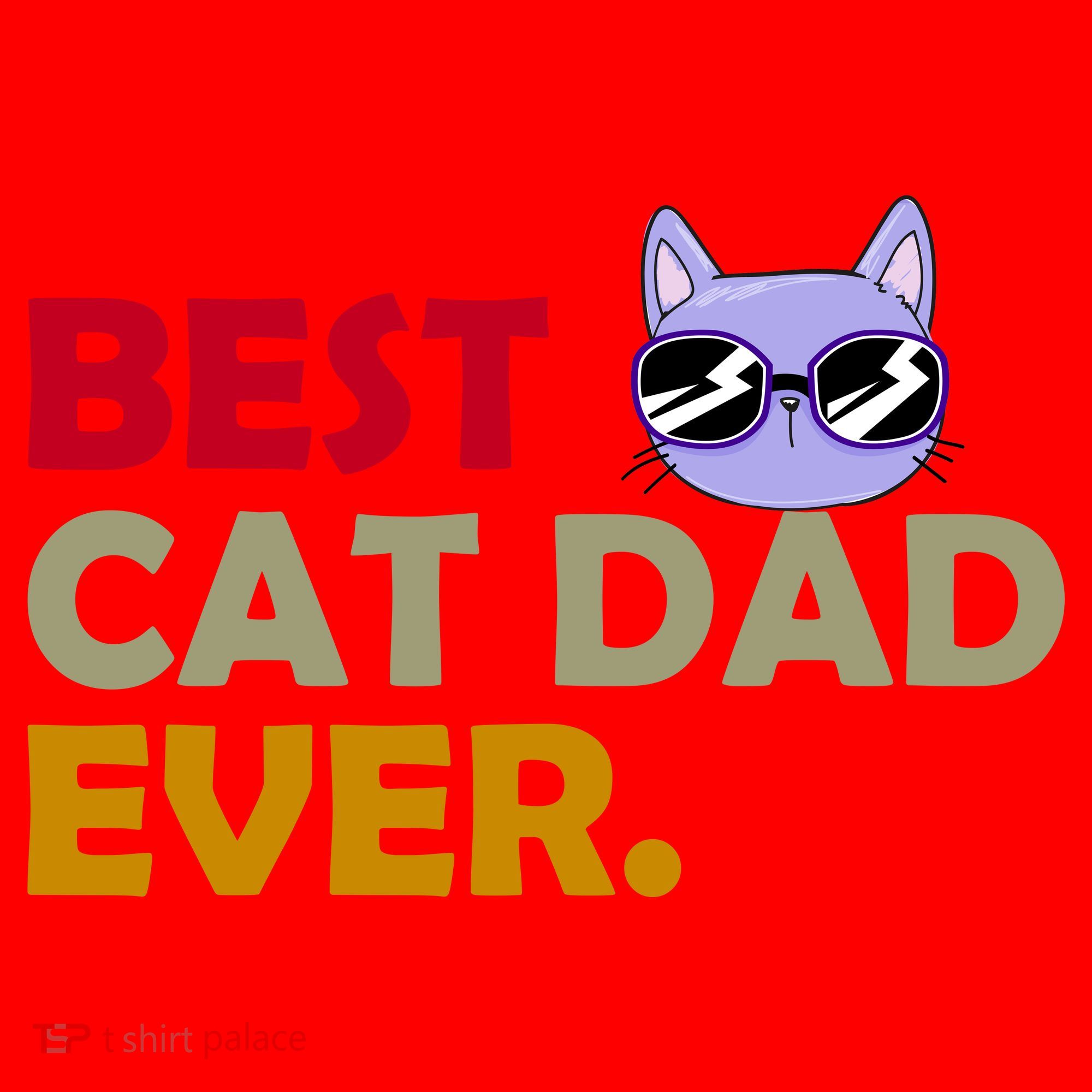Best Cat Dad Ever Funny Cat Lover Santa Hat