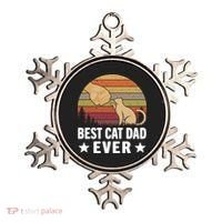 Best Cat Dad Ever Funny Cute Retro Ornament thumb 0