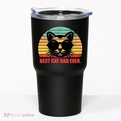 Best Cat Ever - Retro Vintage Design Tumbler