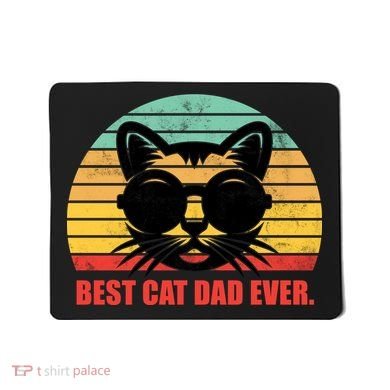 Best Cat Ever - Retro Vintage Design Mousepad