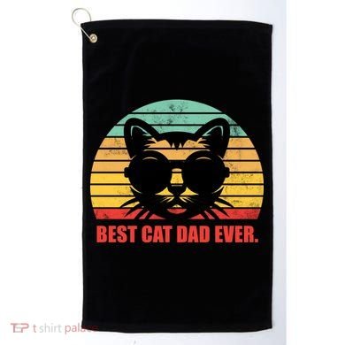 Best Cat Ever - Retro Vintage Design Golf Towel