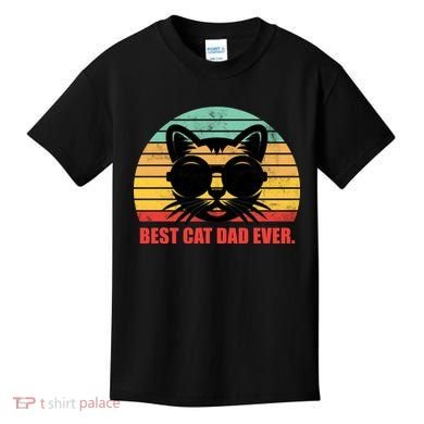 Best Cat Ever - Retro Vintage Design Kids T-Shirt