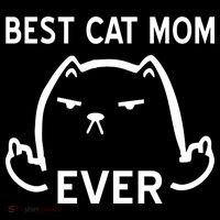 Best Cat Mom Ever Ornament thumb 1