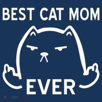 Best Cat Mom Ever Button thumb 1