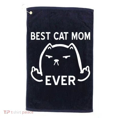 Best Cat Mom Ever Golf Towel