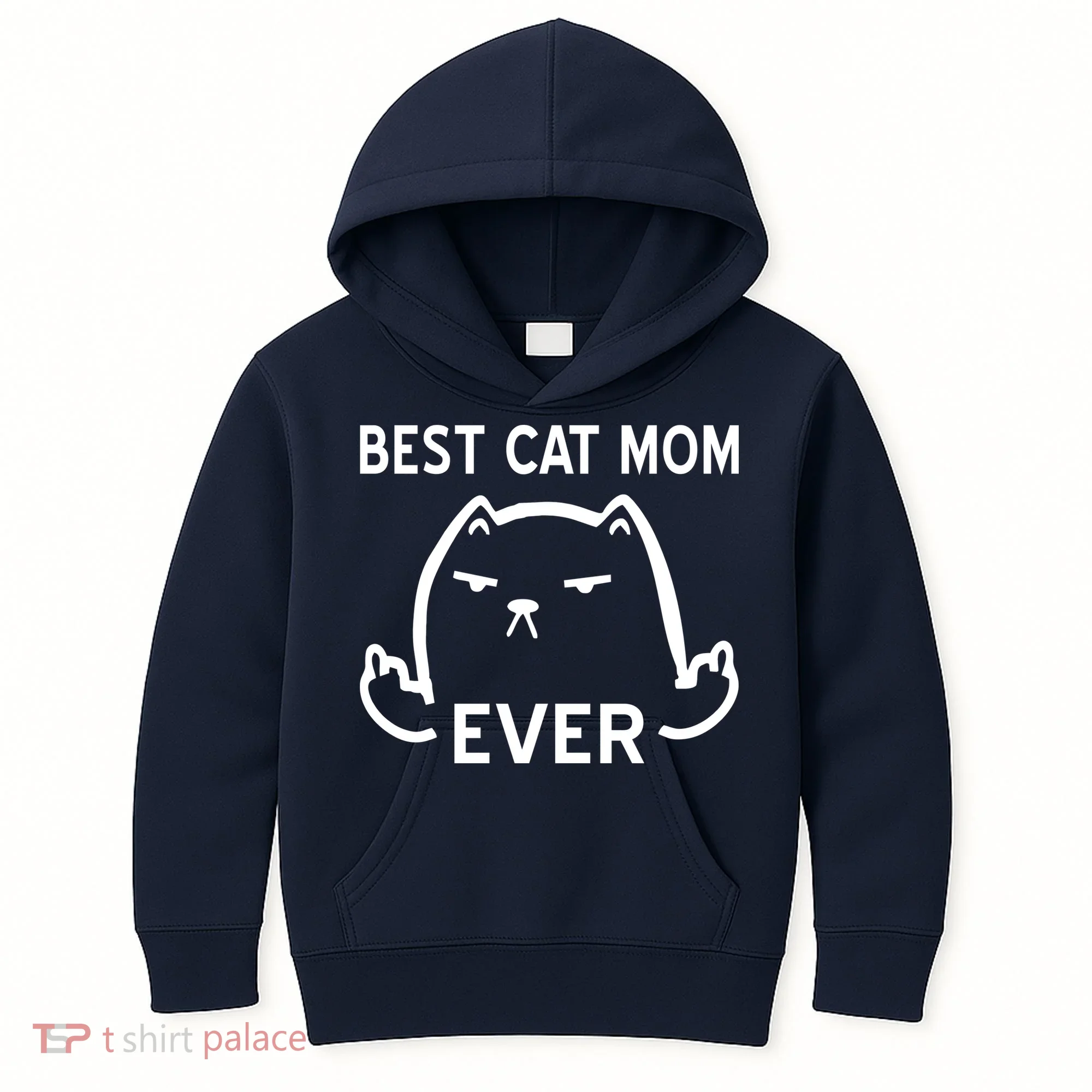 Best Cat Mom Ever Kids Hoodie