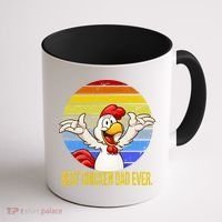 Best Chicken Dad Ever Coffee Mug thumb 1