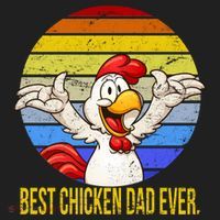 Best Chicken Dad Ever Beanie thumb 2